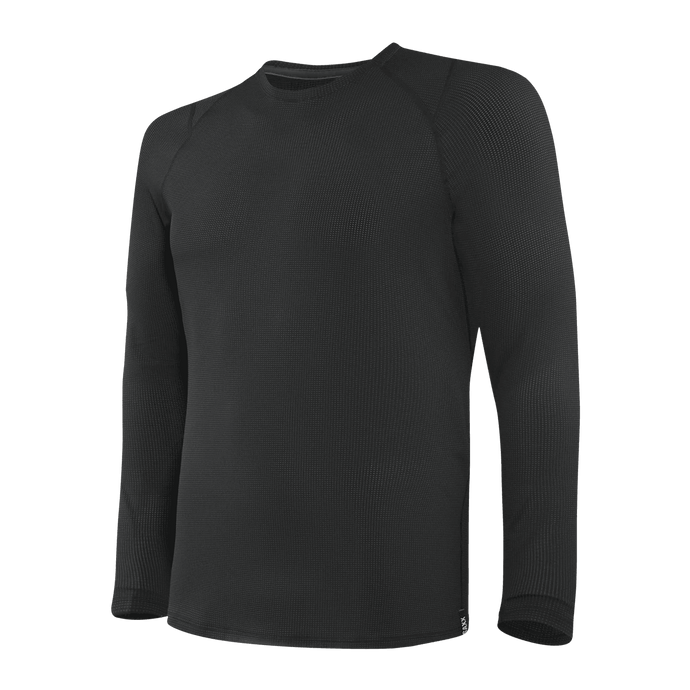 Mens Long Sleeve Shirt - SAXX - Black