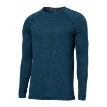 Load image into Gallery viewer, Mens Long Sleeve Shirt - SAXX - Teal Camo
