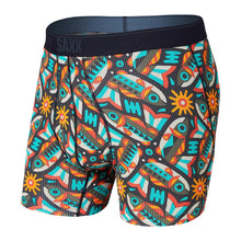 Load image into Gallery viewer, Mens Mesh Boxer Brief - SAXX - Fish Are Fly Pattern
