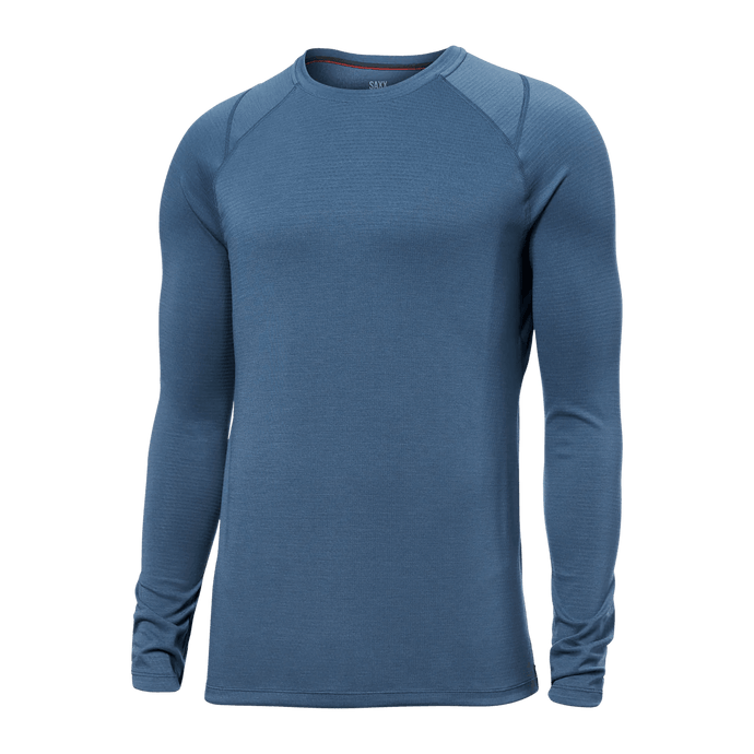 Mens Roast Master Long Sleeve Crew - SAXX - Twilight