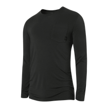 Load image into Gallery viewer, Mens Sleep Walker Long Sleeve - SAXX - Black - Front
