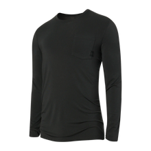 Load image into Gallery viewer, Mens Sleep Walker Long Sleeve - SAXX - Black - Front
