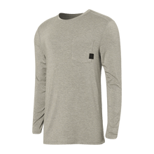 Load image into Gallery viewer, Mens Sleep Walker Long Sleeve - SAXX - Grey - Front
