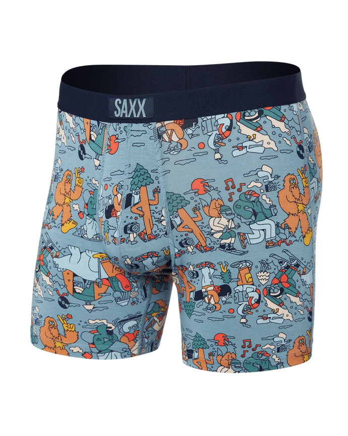 Fresh Tracks Desert Blue FRT | Boxer Brief | Vibe Supersoft | SAXX