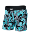 Mens Vibe Super Soft Boxer Brief - SAXX - Island Camo - Front