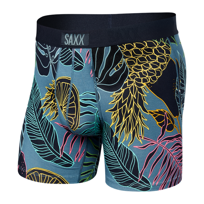 Mens Vibe Super Soft Boxer Brief - SAXX - Tropical Pop