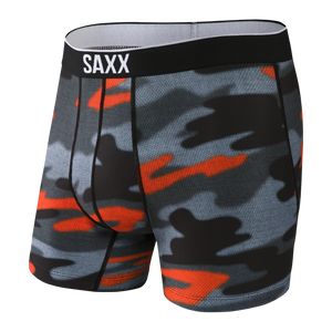 Mens Volt Breathable Mesh Boxer Brief - SAXX - Hazy Camo