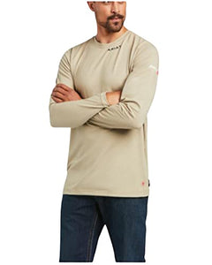Mens Fire Resistant Base Layer Shirt - Ariat - Khaki