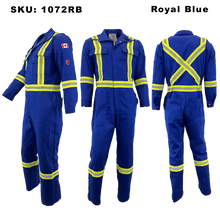 Load image into Gallery viewer, Mens Fire Resistant Coveralls - Atlas - Royal Blue
