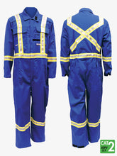 Load image into Gallery viewer, Flame Resistant 3108 Avenger Coveralls - CAT - Royal Blue - IFR
