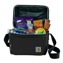 Load image into Gallery viewer, 12 Can Lunch Cooler - Carhartt - Black - Snacks Inside For Example
