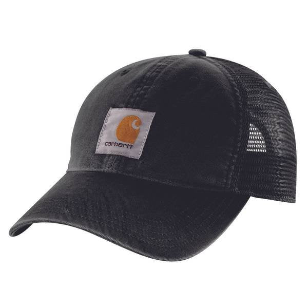 Canvas Mesh Cap - Carhatt - Hat - Black