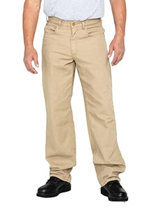 Mens Fire Resistant Canvas Pants - Carhartt - Golden Khaki