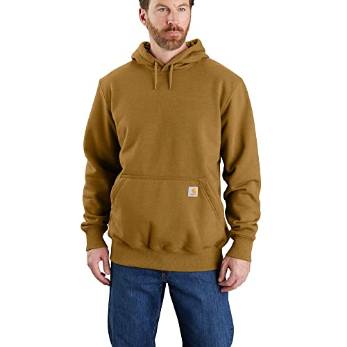 Mens Rain Defender Hoodie - Carhartt - Brown Oak