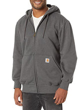 Load image into Gallery viewer, Mens Loose Fit Heavyweight Full Zip Sweatshirt - Carhartt - Rain Defender - Grey - Gray
