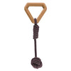 Rubber Handle Monkey First Dog Pull Toy - Carhartt - Brown