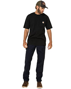 Mens Rugged Flex Relaxed Fit Canvas Cargo Work Pants - Carhartt - Navy