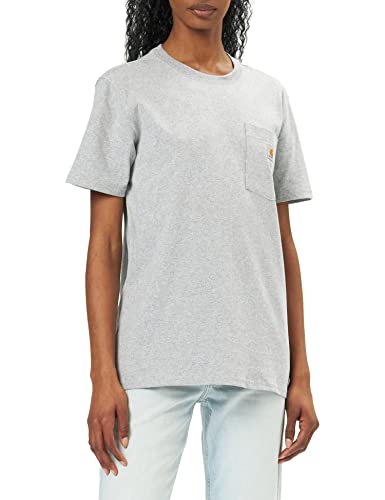 Women's Gray Pocket Tee Shirt - Carhartt - Grey