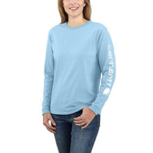 Load image into Gallery viewer, Women&#39;s Loose Fit Long Sleeve - Carhartt - Pale Blue

