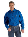 Mens Fire Resistant Button Up Shirt - Cinch - Royal Blue