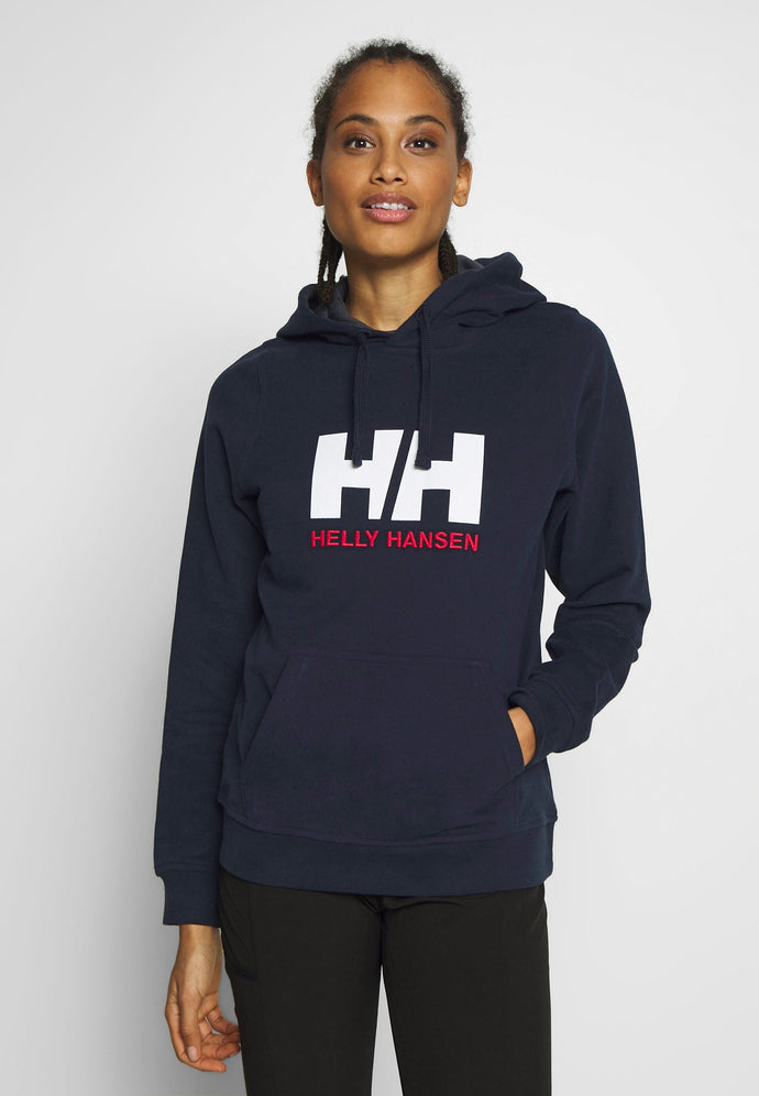 Womens Logo Hoodie - Helly Hansen - Navy