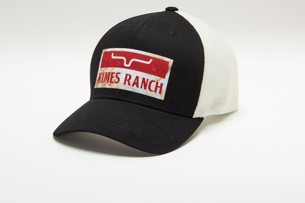 Mens Fire Ex Trucker Hat - Kimes - Black and Red
