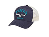 Mens Trucker Hat - Since 2009 - Kimes - Navy White