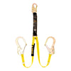 6 Foot Lanyard With Shock Absorber - Kosto - Yellow 